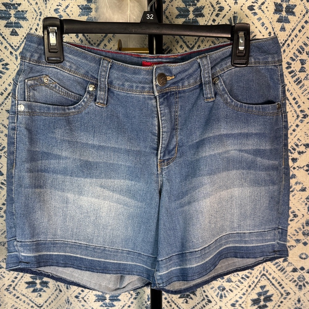 Royalty For Me Light Blue Denim Shorts